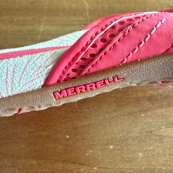 Merrell Pink Lorelei Thong Toe Separator Sandals Women's 8 - Picture 5 of 8